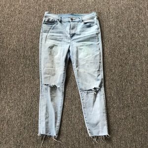 UO BDG High Waisted Light Wash Jeans